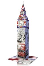 Ravensburger Ravensburger 3D Puzzel 125821 Big Ben Flag Edition - 216 Stukjes