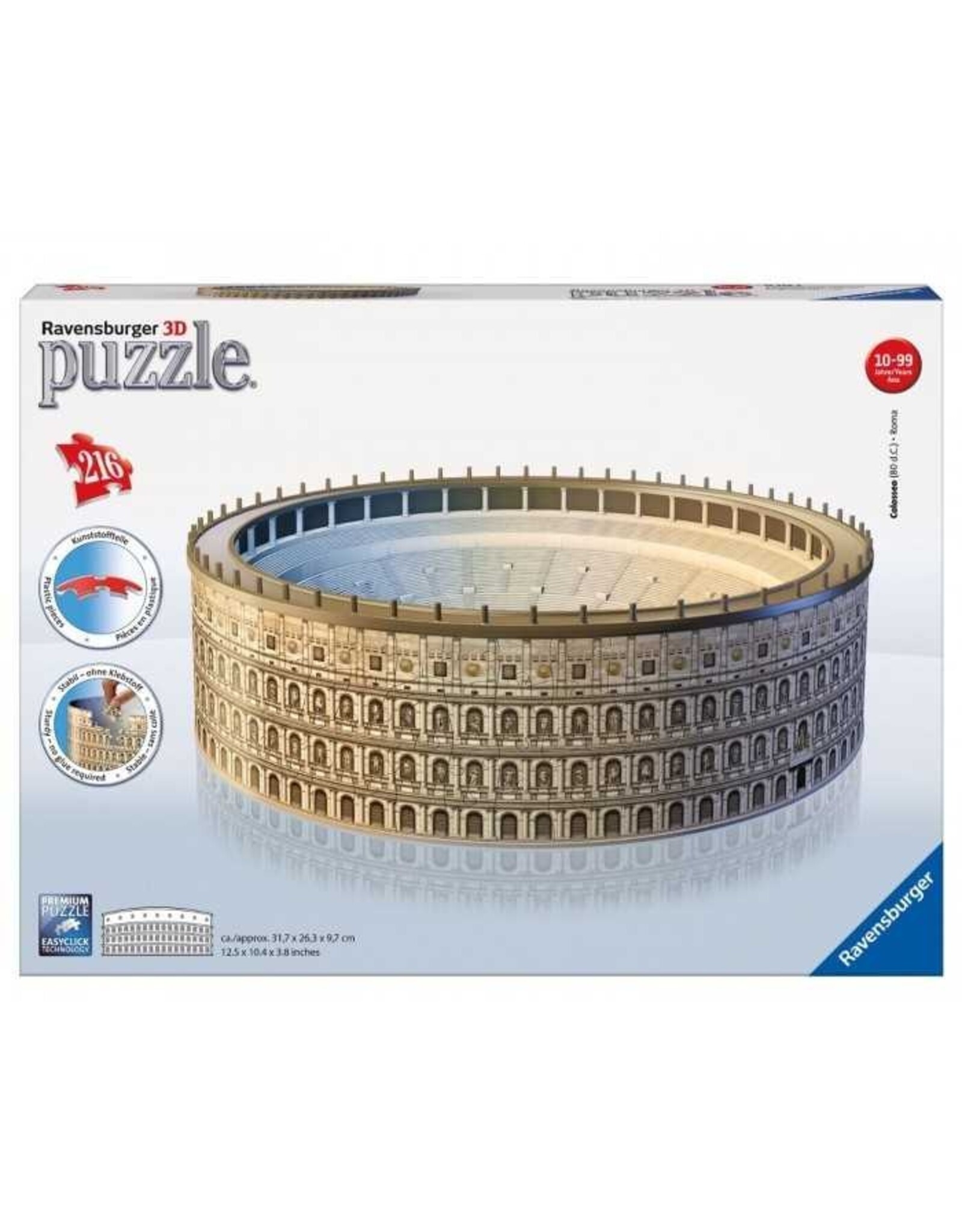 Ravensburger Ravensburger 3D Puzzel 125784 Colosseum -  216 Stukjes