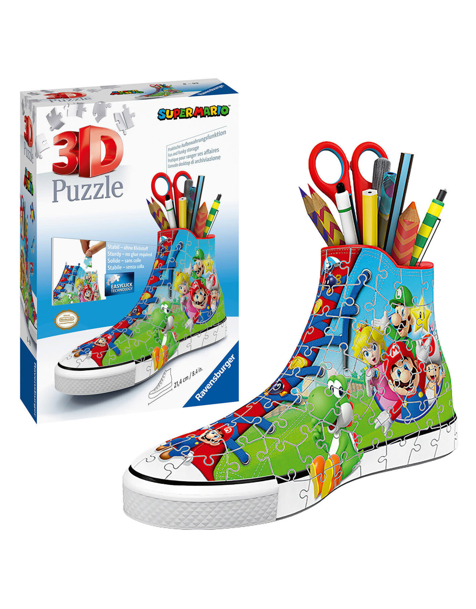 Ravensburger Ravensburger 3D Puzzel 112678 Sneaker Super Mario - (108 Stukjes)