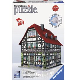 Ravensburger Ravensburger 3D Puzzel 125722 Middeleeuws Huis - 216 Stukjes