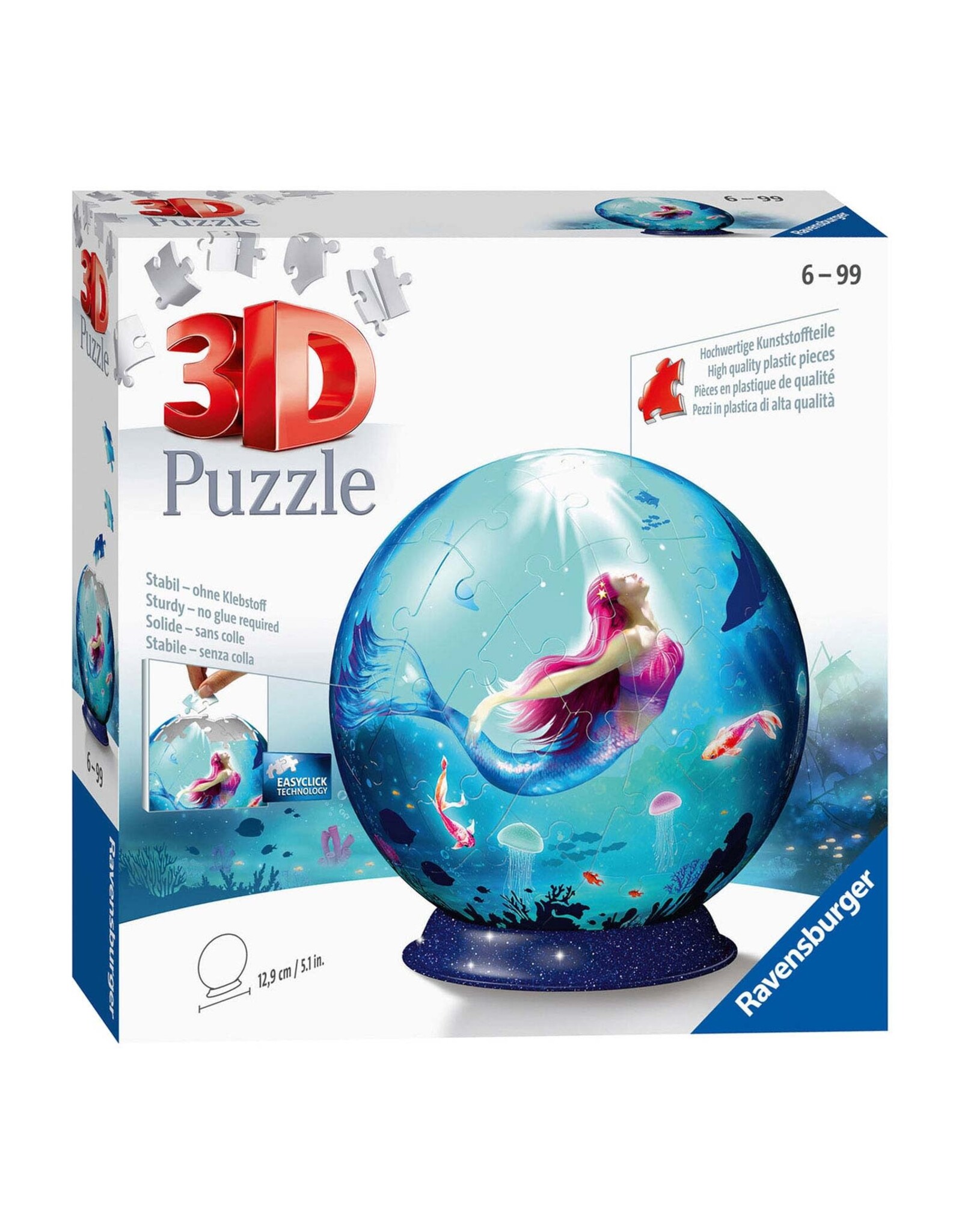 Ravensburger Ravensburger 3D Puzzleball 112500 Enchanting Mermaids (72 Stukjes)