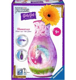 Ravensburger Ravensburger 3D Puzzel 120512 Bloemenvaas Girly Girl Edition Eenhoorn - 216 Stukjes