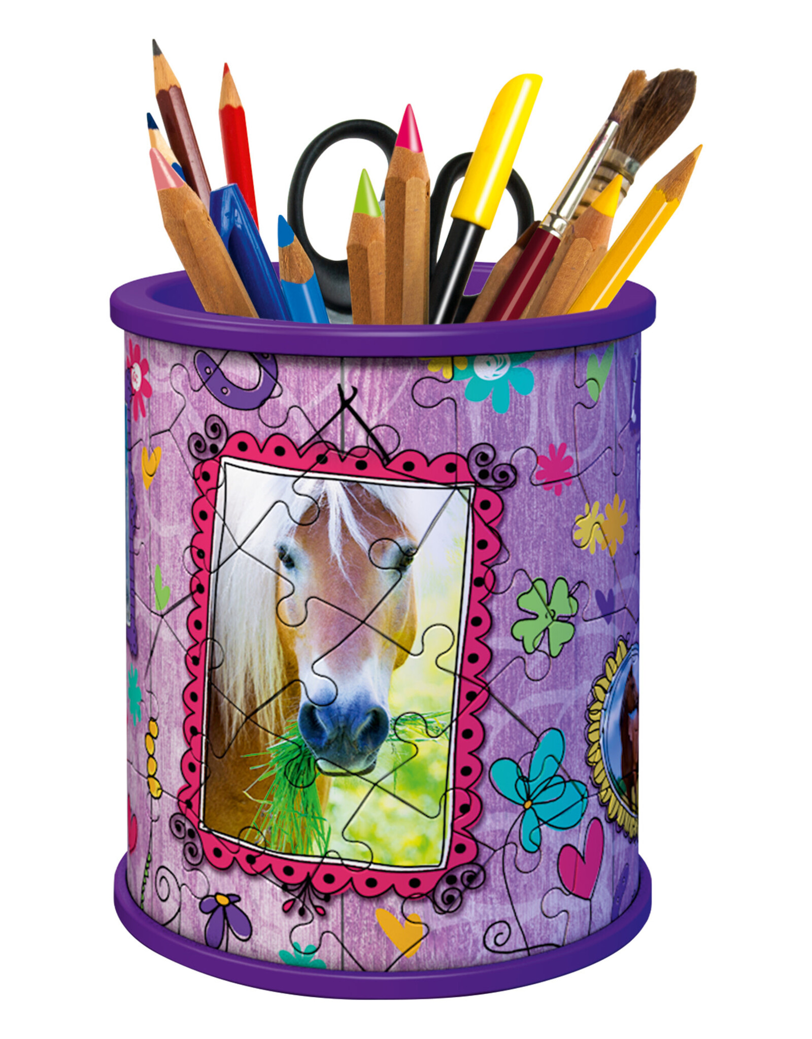 Ravensburger Ravensburger 3D Puzzel 111756 Pennenbak Paarden (54 Stukjes)