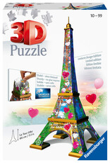 Ravensburger Ravensburger 3D Puzzel 111831 De Eiffeltoren Love Edition -  216 Stukjes