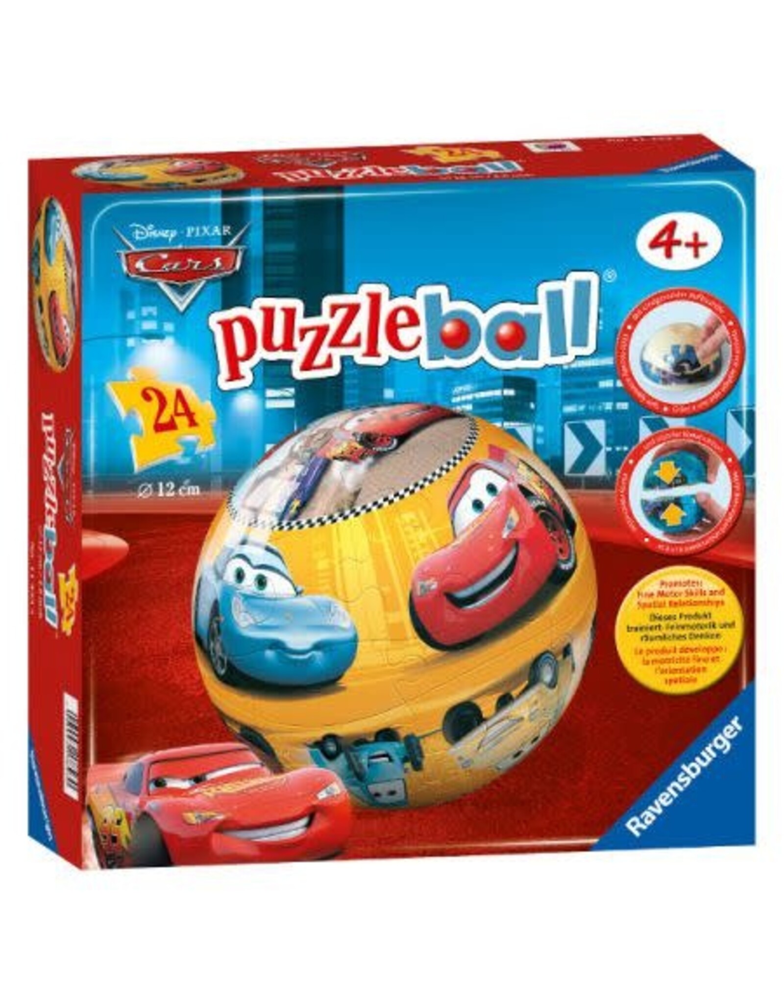 Ravensburger Ravensburger 3D Puzzleball 114733 Cars - 24 Stukjes