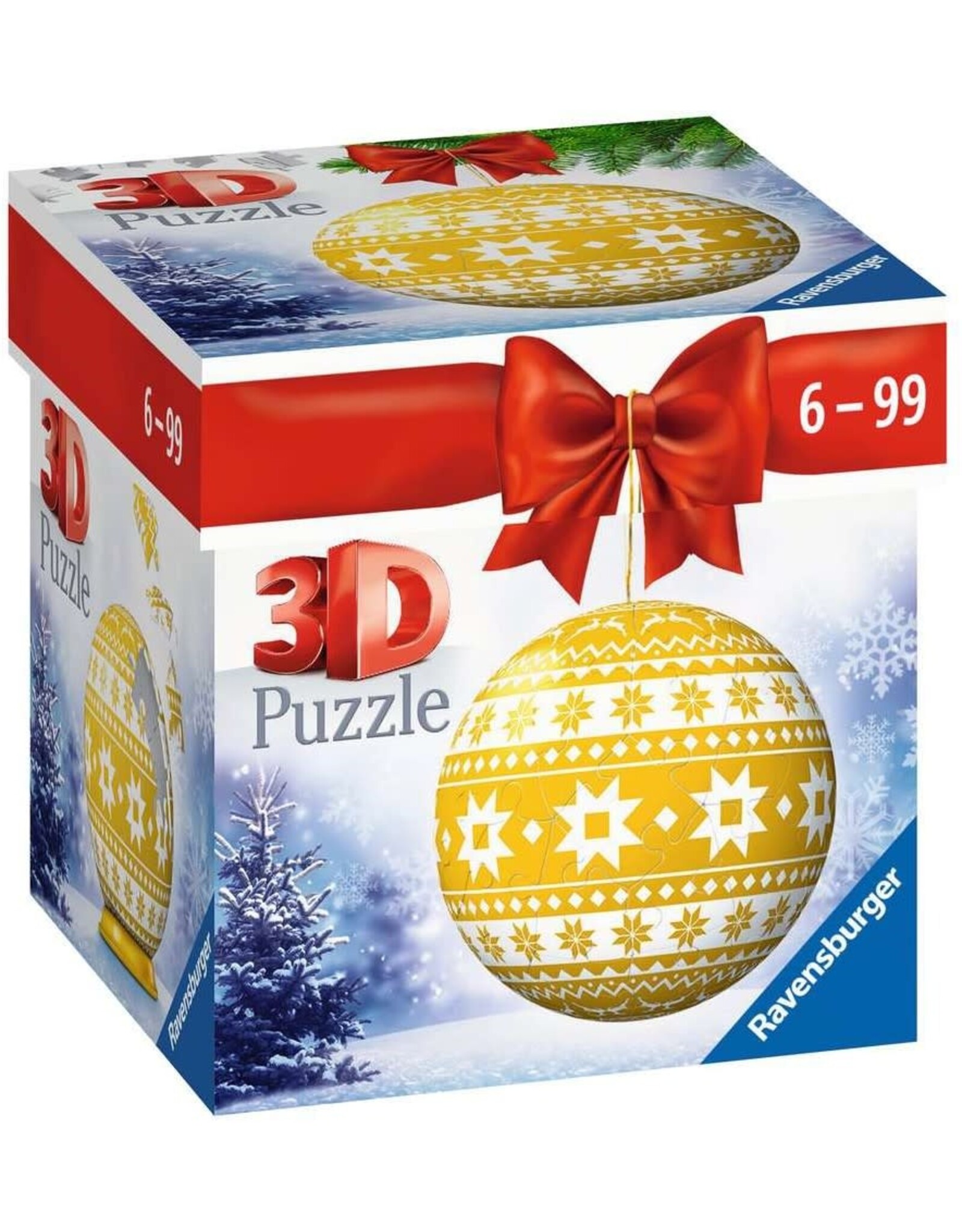 Ravensburger Ravensburger 3D Puzzleball 112692 Kerstbal Norwegian (56 Stukjes)