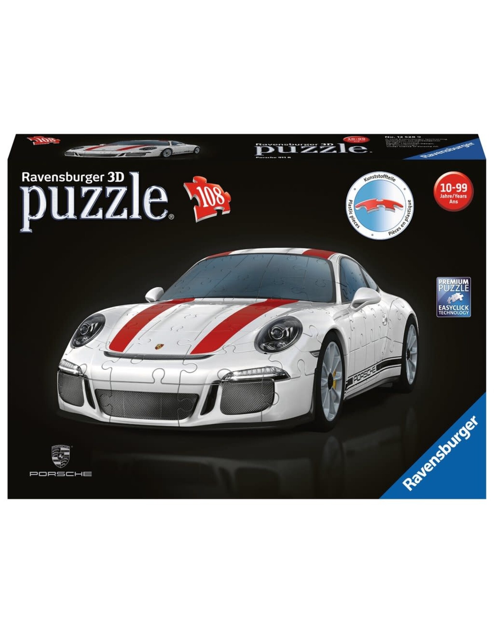 Ravensburger Ravensburger 3D Puzzel 125289 Porsche 911C - 108 Stukjes