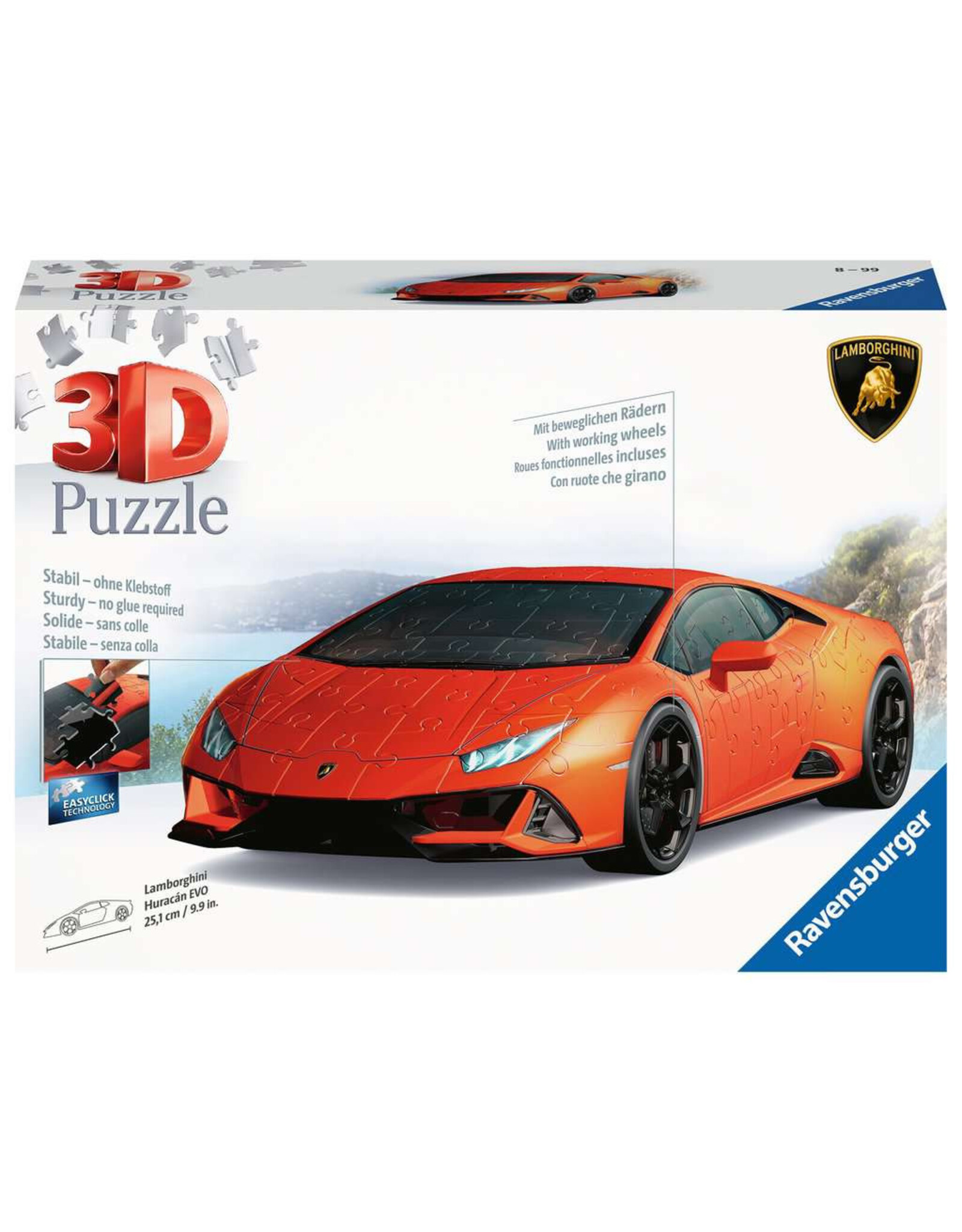 Ravensburger Ravensburger 3D Puzzel 112388 Lamborghini Huracan Evo - 108 Stukjes