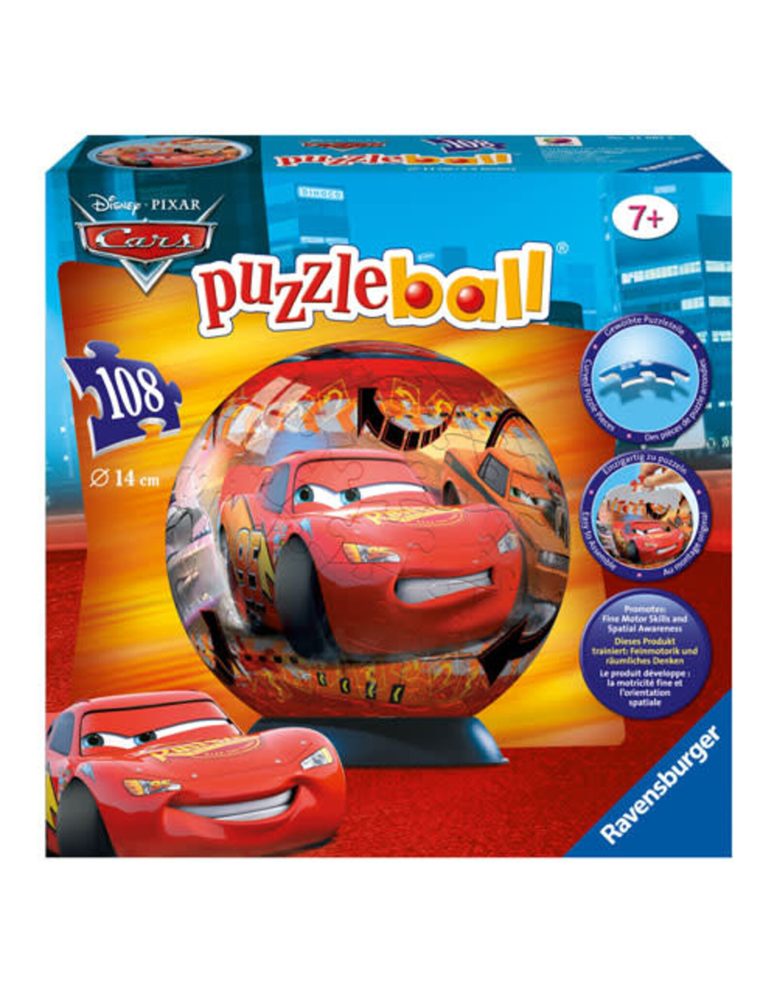 Ravensburger Ravensburger 3D Puzzleball Cars - 108 Stukjes