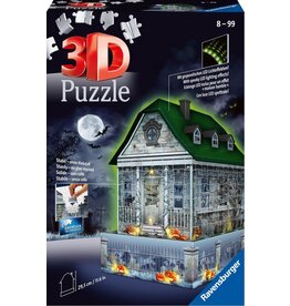 Ravensburger Ravensburger 3D Puzzel 112548 - Spookhuis Night Edition - 216 Stukjes