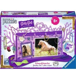 Ravensburger Ravensburger 3D Puzzel 120680 Girly Girl Edition: Juwelenboom Paarden - 108 Stukjes