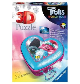 Trolls Ravensburger 3D Puzzel 112326 Hartendoosje Trolls World Tour - 54 Stukjes