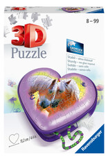 Ravensburger Ravensburger 3D Puzzel 111718 Hartendoosje Paarden - 54 Stukjes