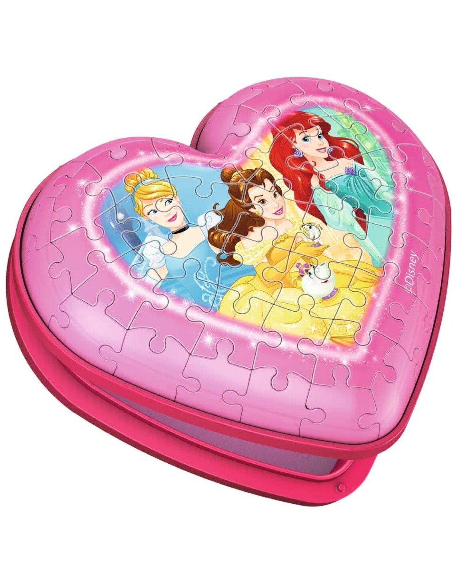 Ravensburger Ravensburger 3D Puzzel 112340 Hartendoosje Disney Princess - 54 Stukjes