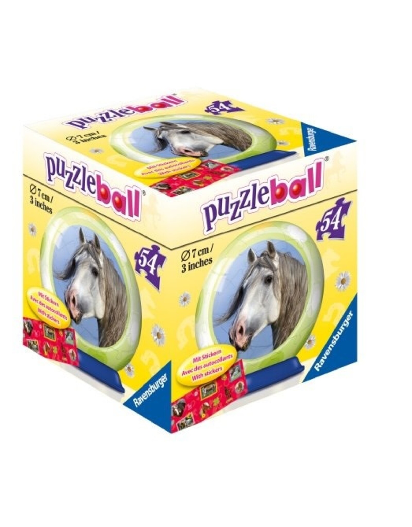 Ravensburger Ravensburger 3D Puzzel 118748 Paarden Assorti - 54 Stukjes