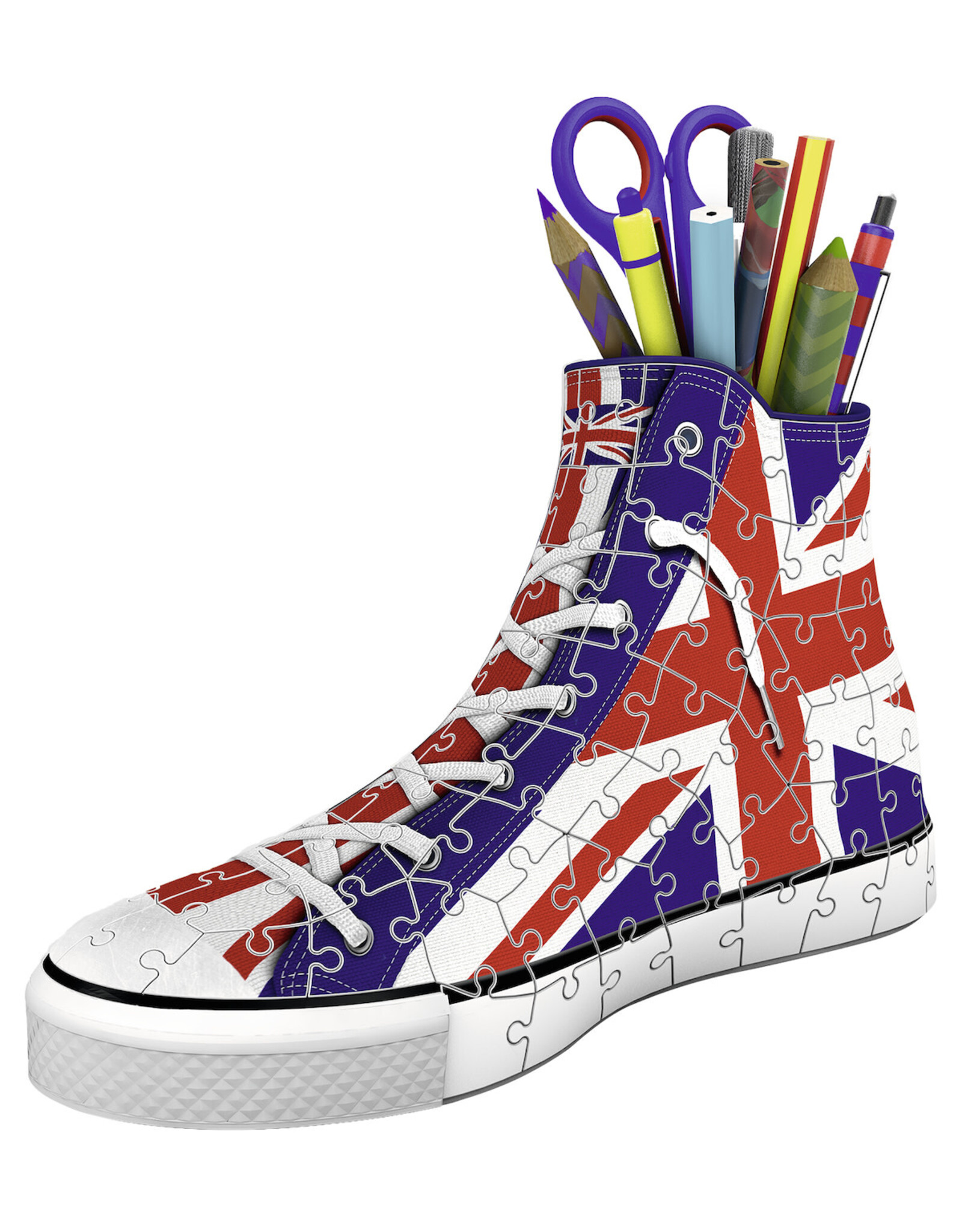 Ravensburger Ravensburger 3D Puzzel 112227 Sneaker Union Jack (108 Stukjes)