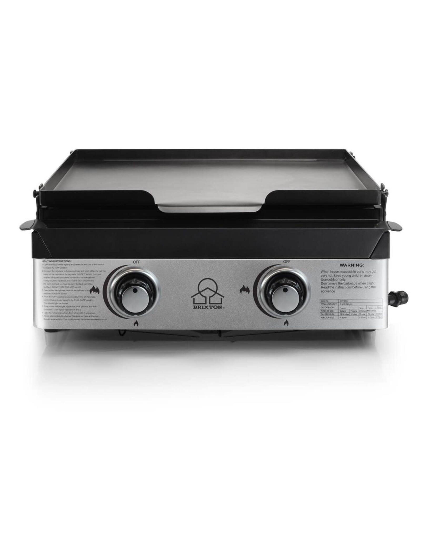 Tristar Brixton Bakplaat Gas BQ-6385