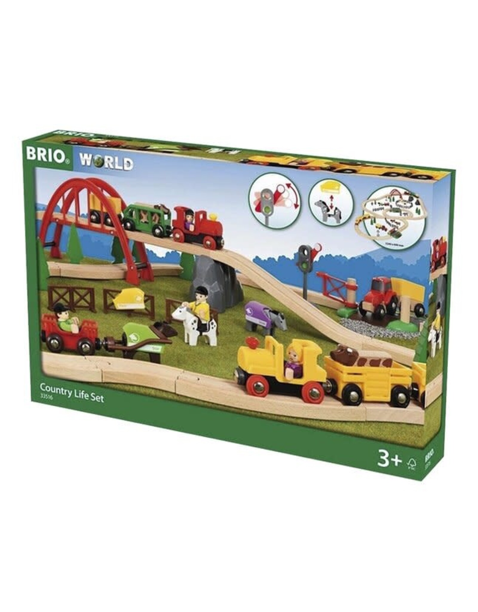 Brio BRIO World 33516 treinset Country Life Set