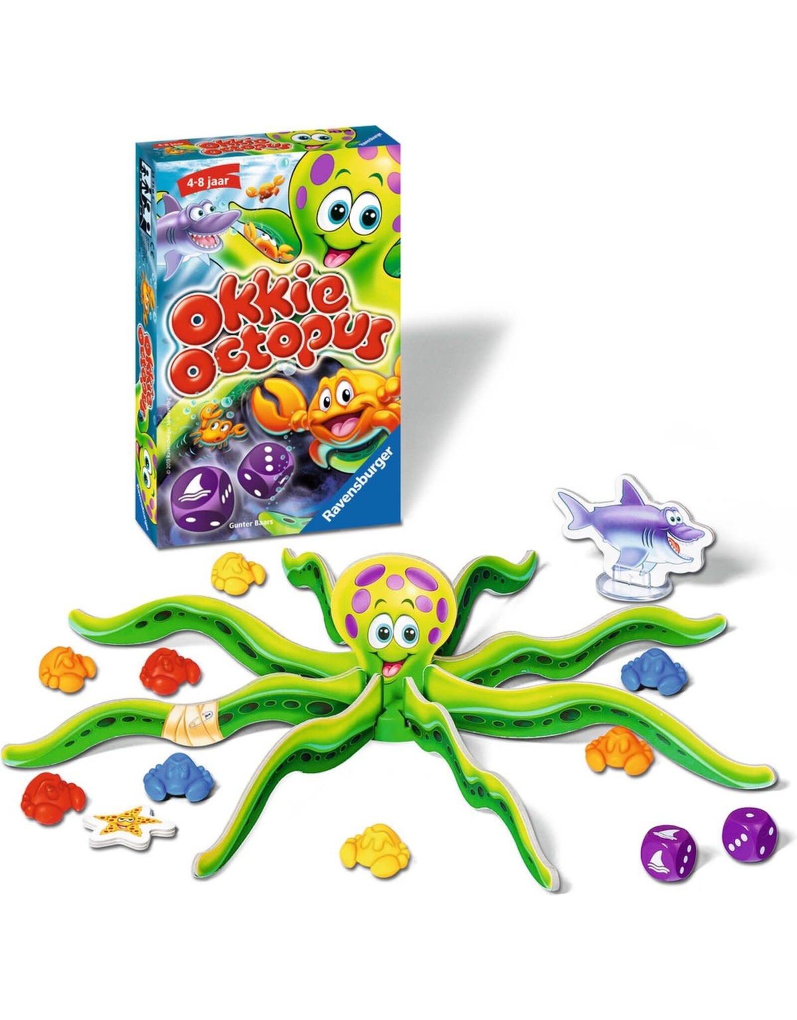 Ravensburger Ravensburger 233595 Okkie Octopus - Pocketspel