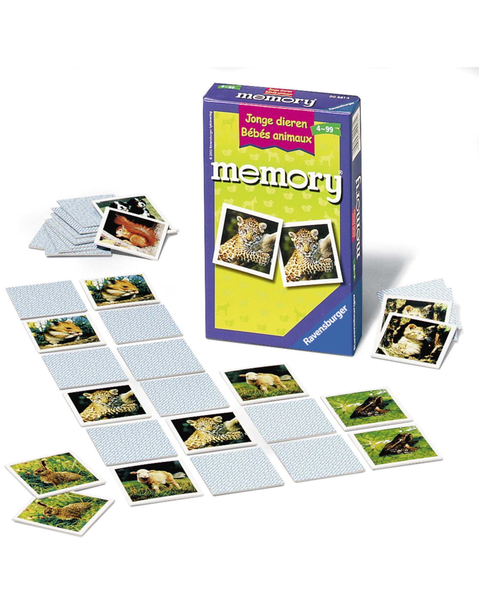 Ravensburger Ravensburger 004614 Jonge Dieren Memory - Pocketspel