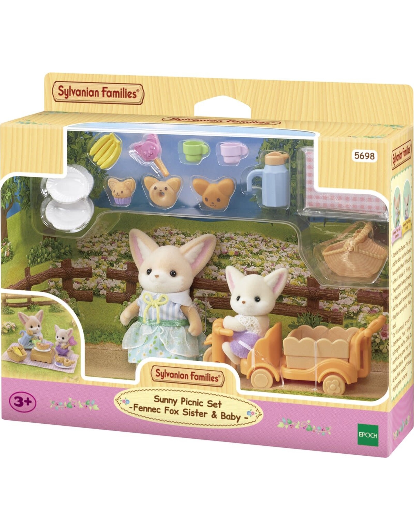 Sylvanian Families Sylvanian Families 5698 Picknick Set Woestijn Vos Zus & Baby