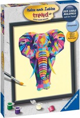 Ravensburger Ravensburger Schilderen op Nummer 289875 Bonte Olifant