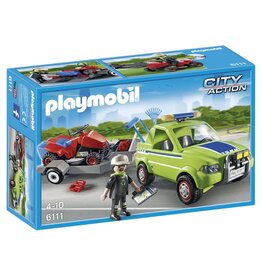 Playmobil Playmobil City Action 6111 Voertuig Groenbeheer met Grasmaaier