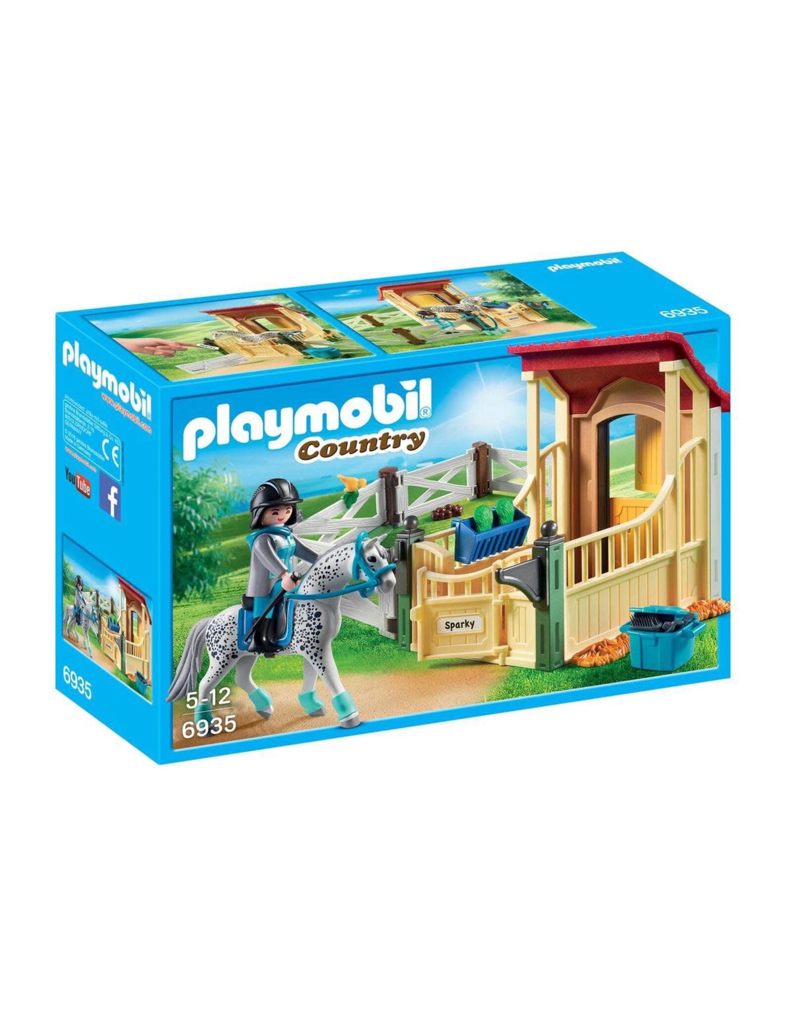 Playmobil Playmobil Country 6935 Appaloosa met Paardenbox
