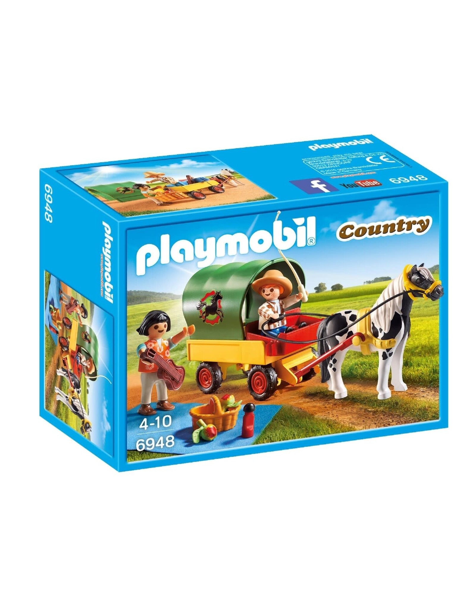 Playmobil Playmobil Country 6948 Picknick met Ponywagen