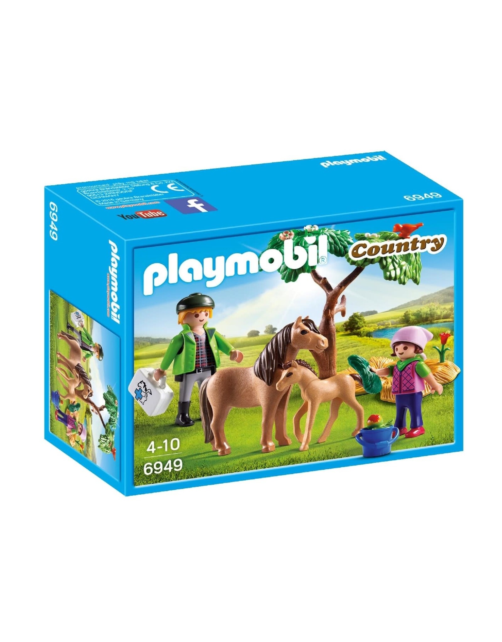 Playmobil Playmobil Country 6949 Dierenarts met Pony's