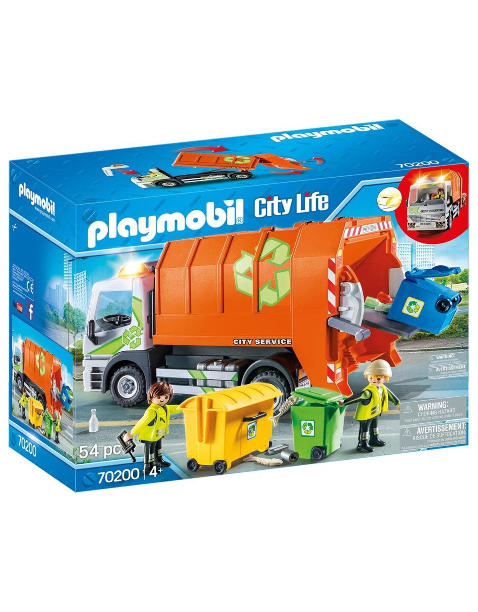 Playmobil Playmobil City Life 70200 Afval Recycling Truck