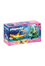 Playmobil Playmobil Magic 70097 Koning der Zeeën met Haaienkoets