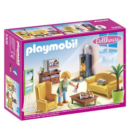 Playmobil Playmobil Dollhouse 5308 Woonkamer met Houtkachel