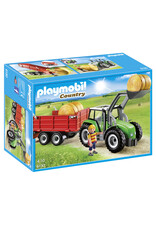 Playmobil Playmobil Country 6130 Tractor met Aanhangwagen