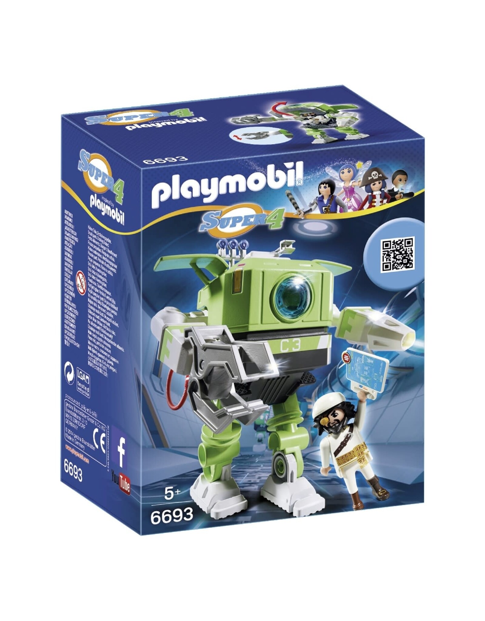 Playmobil Playmobil 6693  Super 4 Cleano-Robot