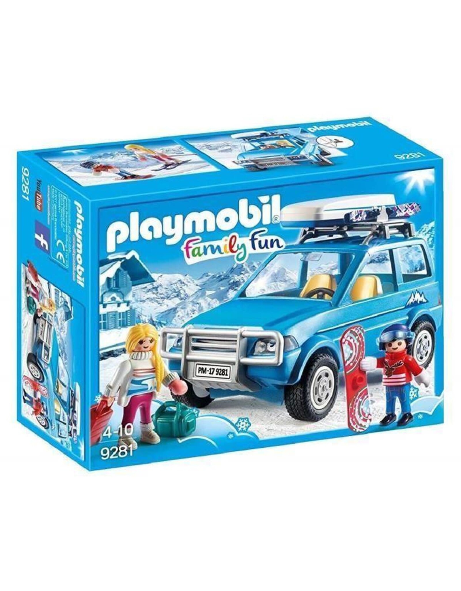 Playmobil Playmobil Family Fun 9281 4X4 met Dakkoffer