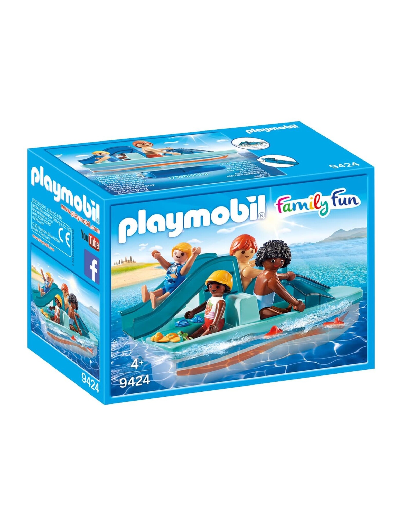 Playmobil Playmobil Family Fun 9424 Waterfiets met Glijbaan