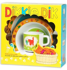 Bambolino Toys Kinderservies 5-delig Dikkie Dik - Melamine