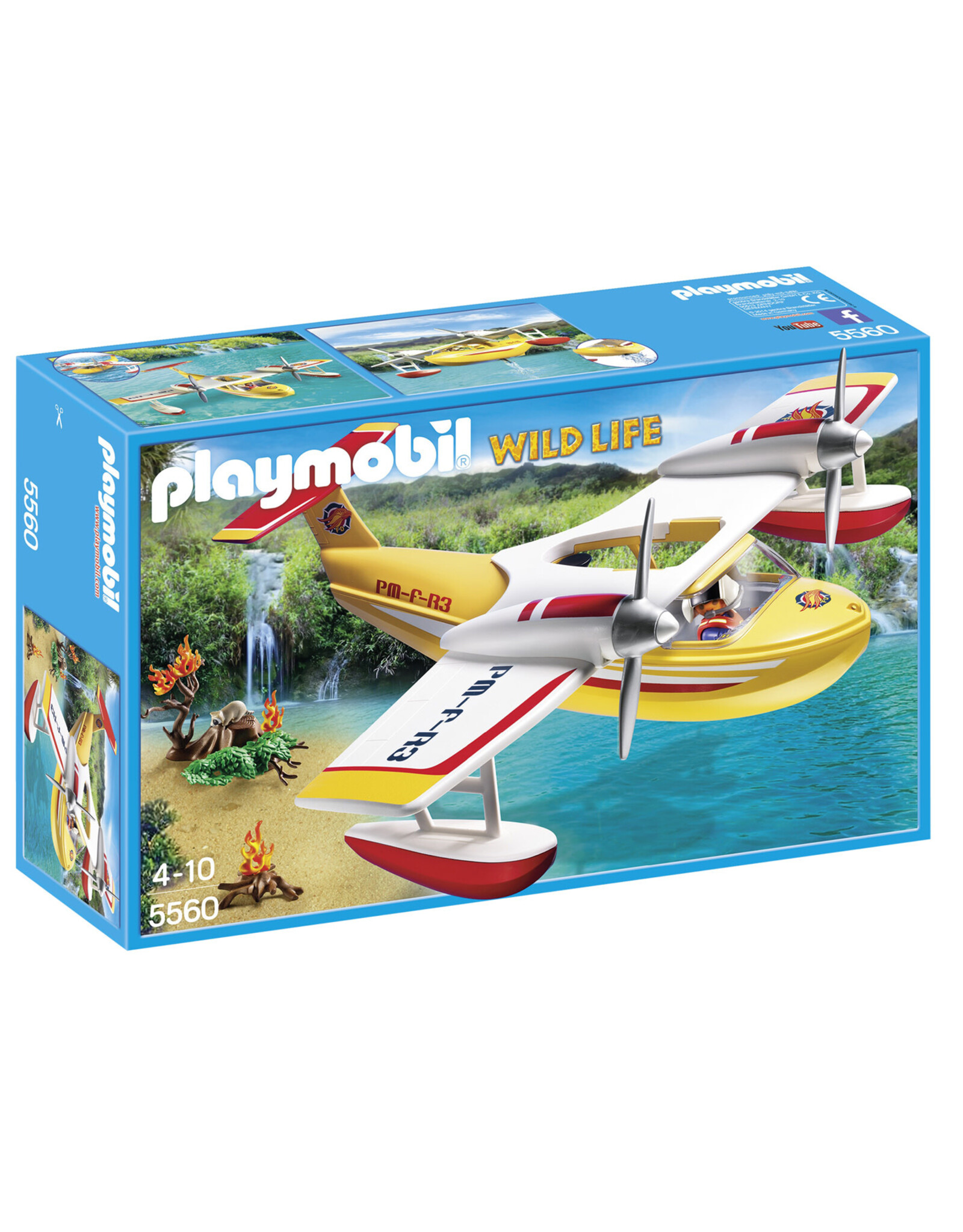 Playmobil Playmobil Wild Life 5560 Brandblusvliegtuig