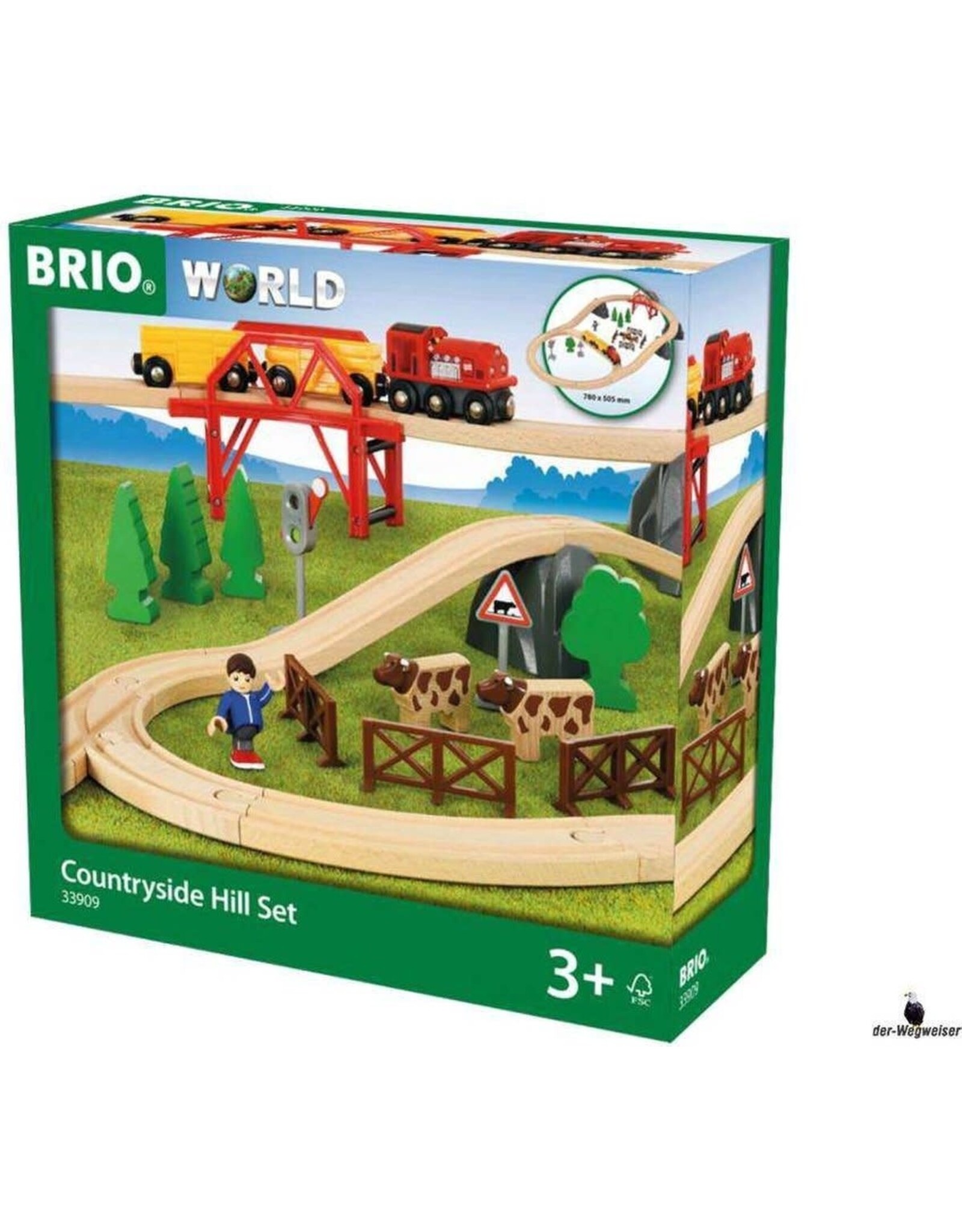 Brio Brio World 33909 Countryside Hill Set