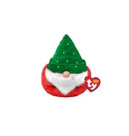 Ty Ty Teeny Puffies Christmas Gnome Kabouter met Groene Hoed 10cm