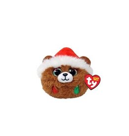 Ty Ty Teeny Puffies Christmas Bruine Beer 10cm