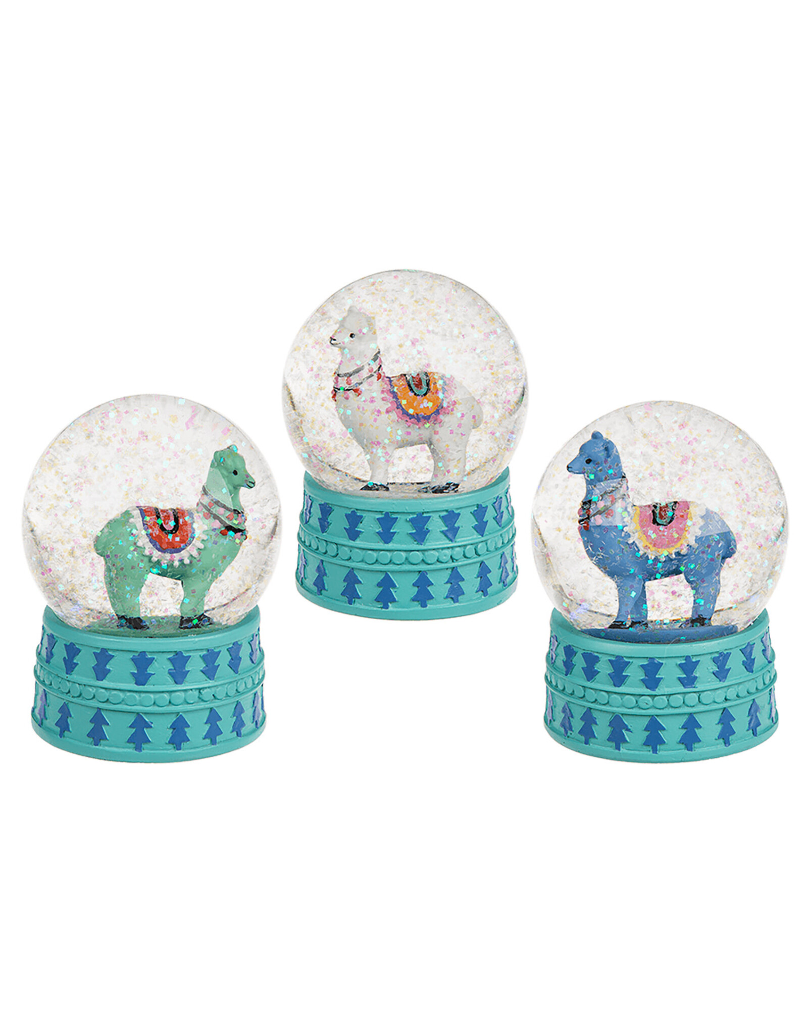 Lama Glitterglobe - 3 assorti