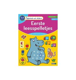 Uitgeverij Deltas Oefenboek Met Stickers - Eerste Leesspelletjes (5-6 J.)