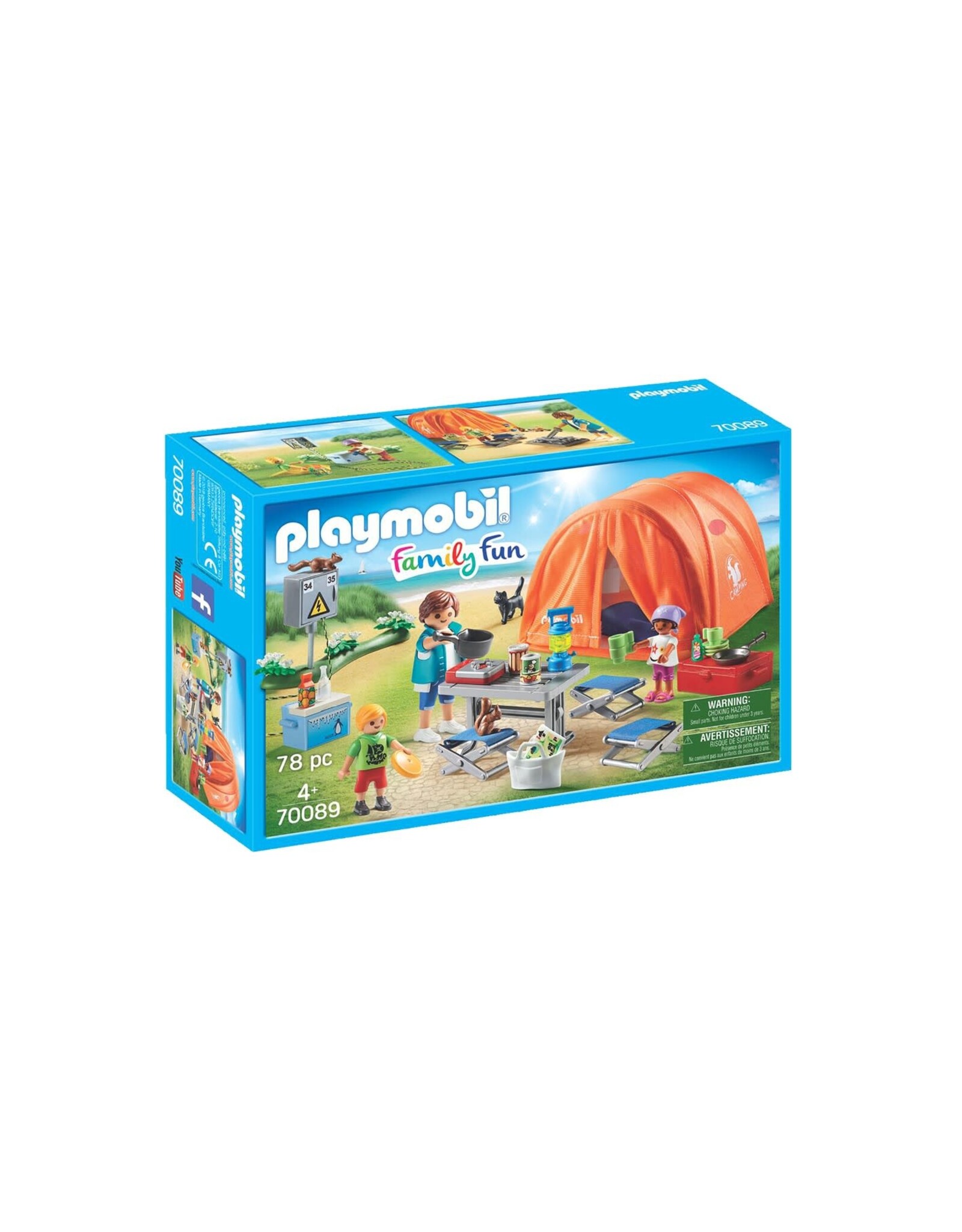 Playmobil Playmobil Family Fun 70089 Kampeerders met Tent