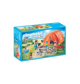 Playmobil Playmobil Family Fun 70089 Kampeerders met Tent