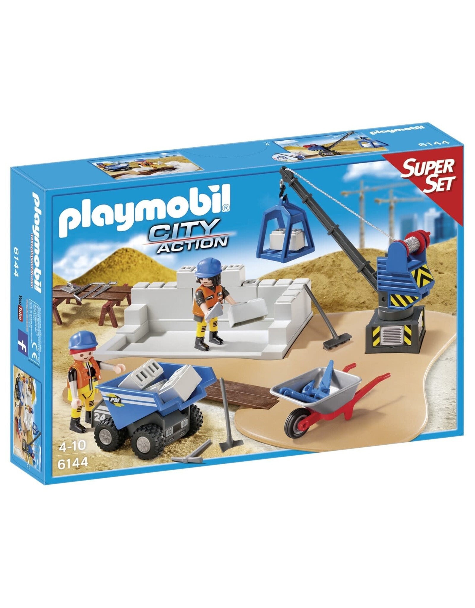 Playmobil Playmobil City Action 6144 SuperSet Bouwterrein