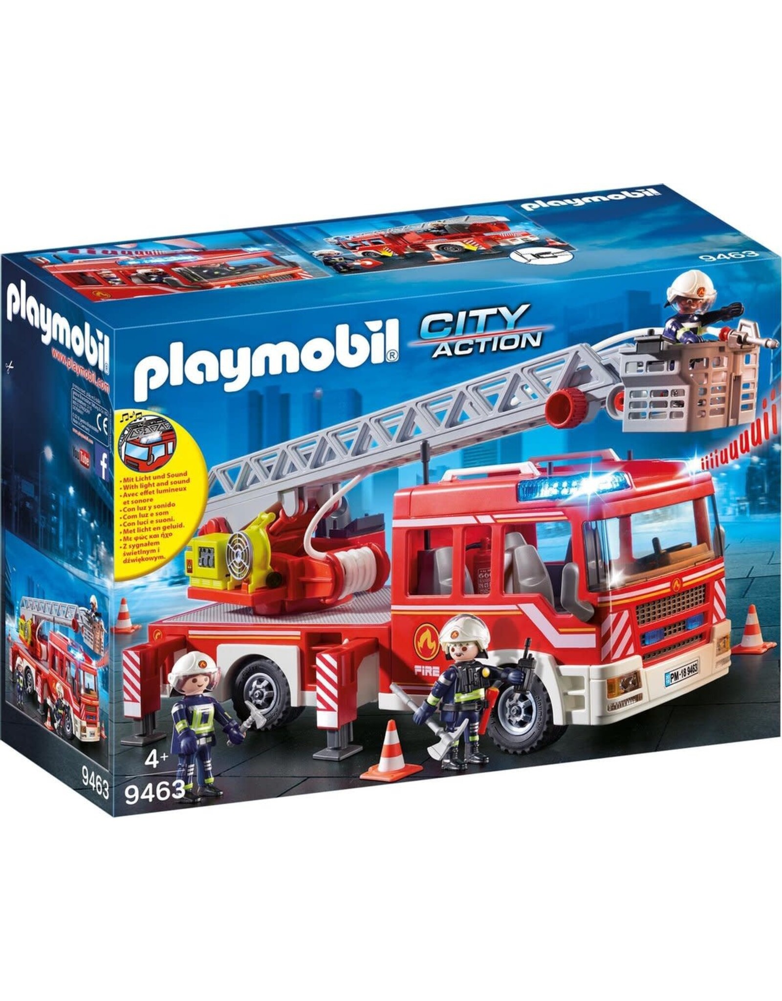 Playmobil Playmobil City Action 9463 Brandweer Ladderwagen