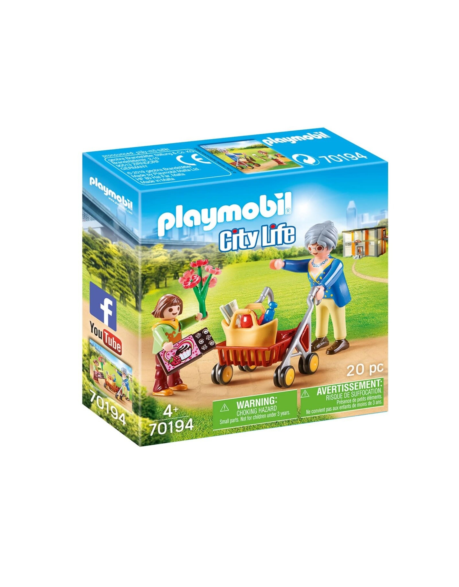 Playmobil Playmobil City Life 70194 Oma met Rollator