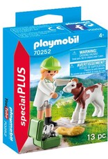 Playmobil Playmobil Special Plus 70252 Dierenarts met Kalf